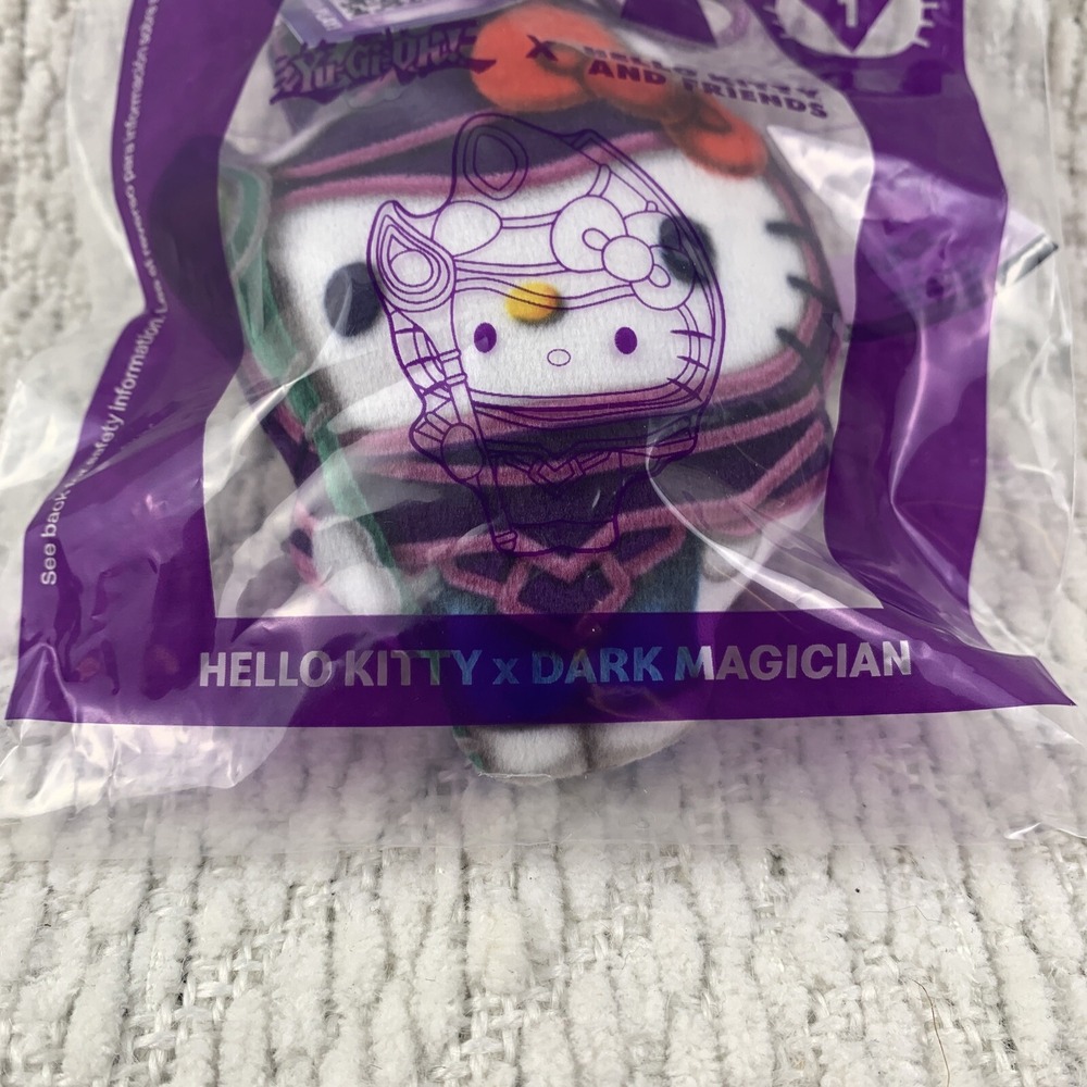 McDonald's Promo Sanrio Hello Kitty And Friends X Yugioh Dark Magician Plush NEW - Picture 2 of 13